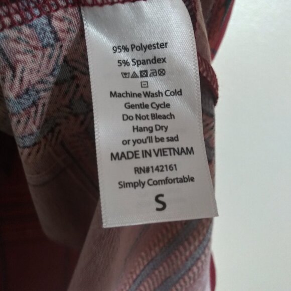 LulaRoe Women’s Irma High-Low Hem Tunic Top Red Plaid Size: Small - Picture 3 of 8